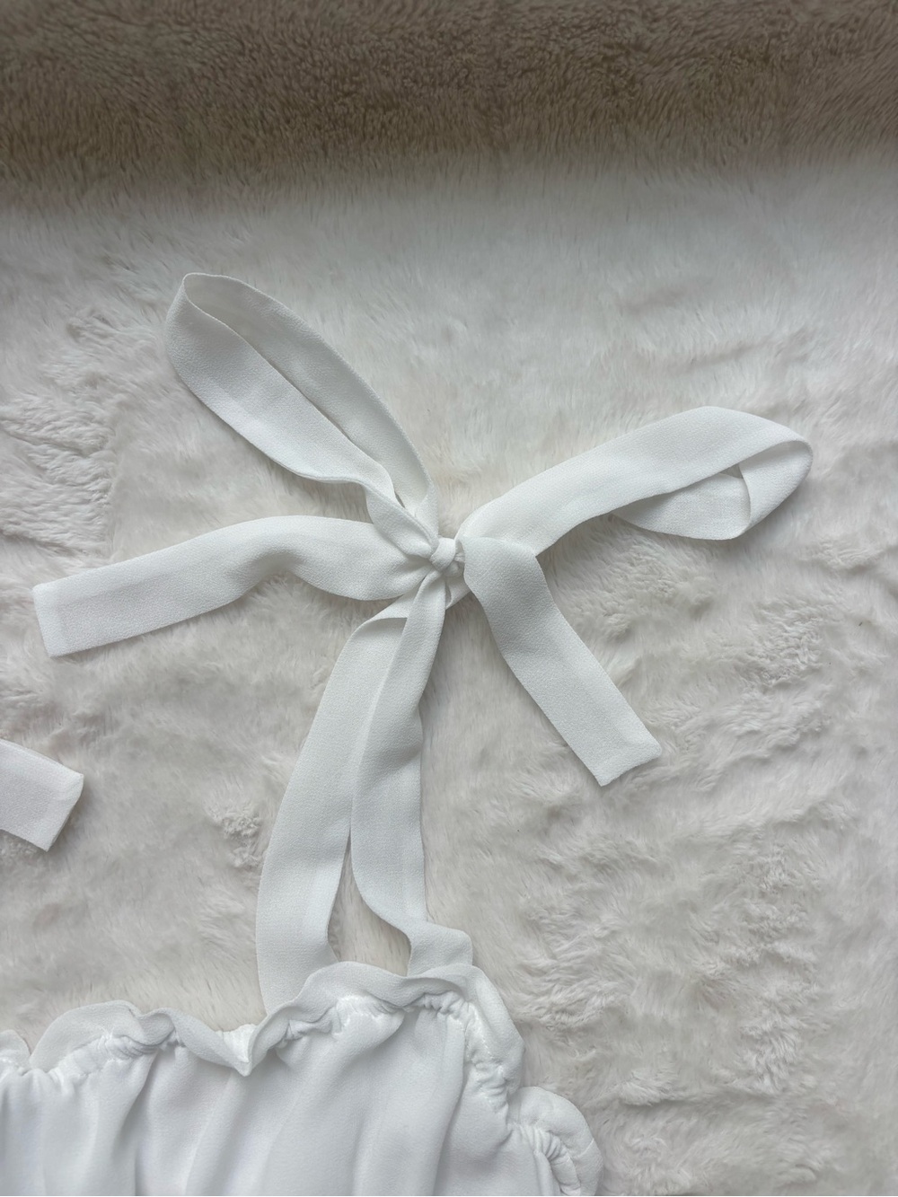 Wilfred White Strapless Ruffled Bandeau Top - Picture 6 of 15